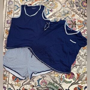 Carole Hochman 3 piece sleep set PJs sleepwear 2X